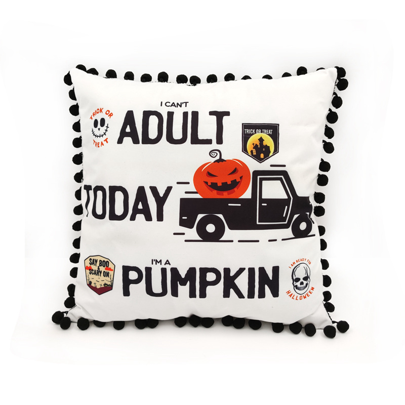Halloween Decoration Printed Wholesale Cover Home Decor Pumpkin Pillow