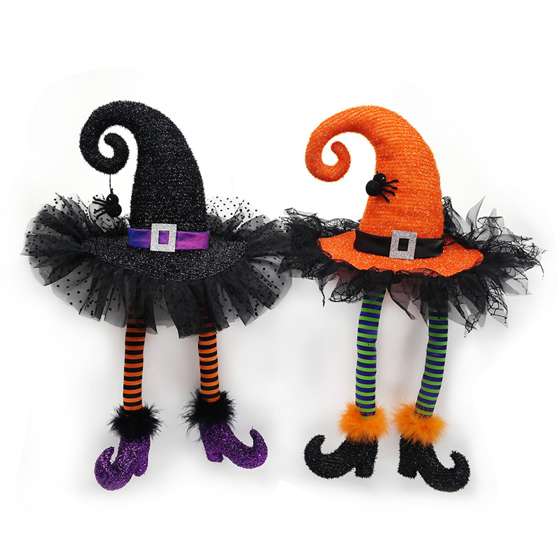 Halloween Decoration Legs Accessories Craft Sewing Witch Hat