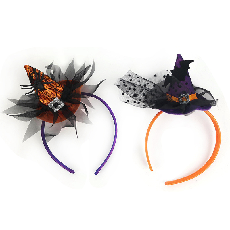 Halloween Decoration Witch Hat Accessories Fancy Hair Headband