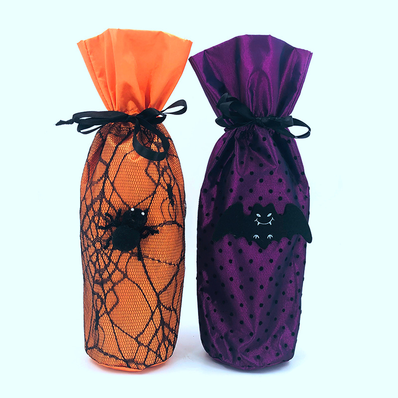 Halloween Decoration Bag Party Table Decorations Wine Bottle Cover Bags