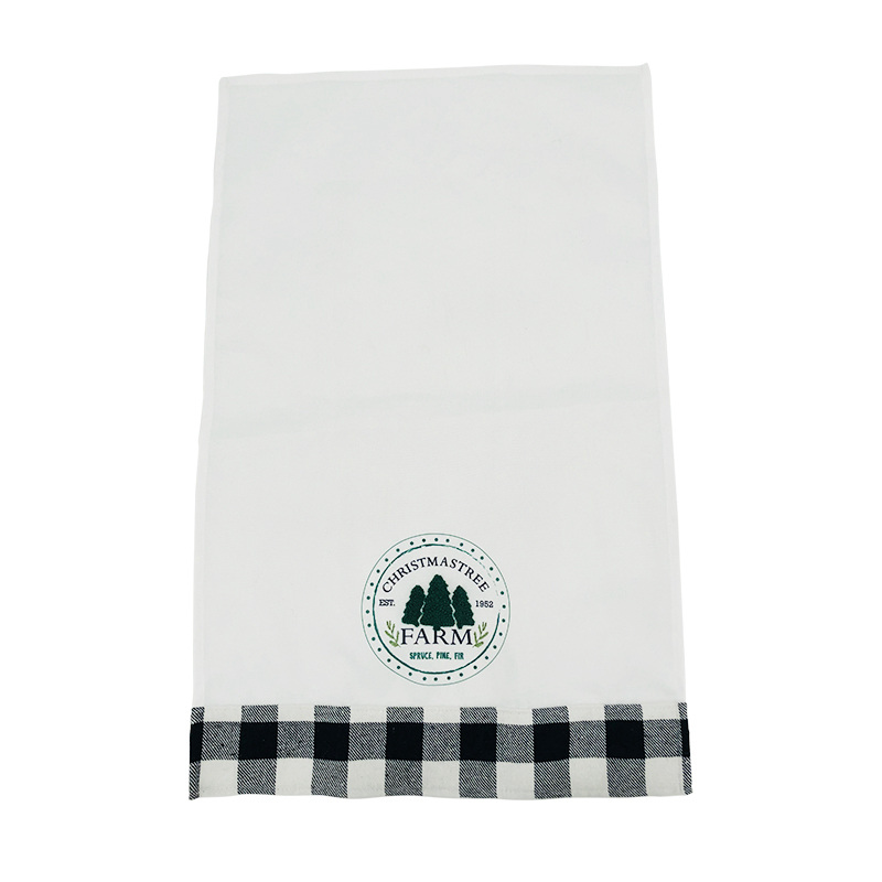 Buffalo Plaid Custom Decorative Christmas Towels Print Hand Towel