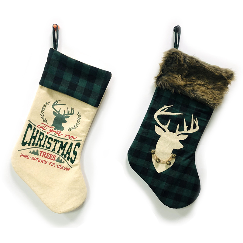 5 Bulk Order Vintage Christmas Stockings