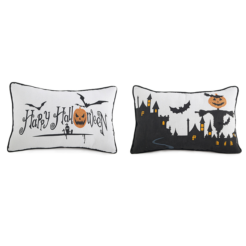 Custom Printed Sublimation Case Small Halloween Cover Cartoon Pillow