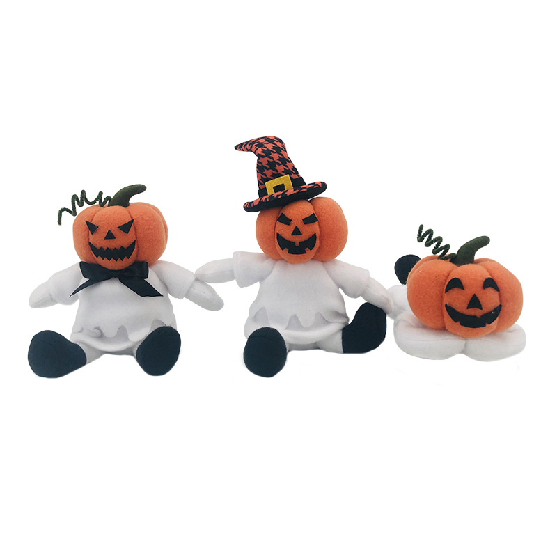 Halloween Decoration Pumpkin Cute Holiday Gift Ghosts Plush Doll