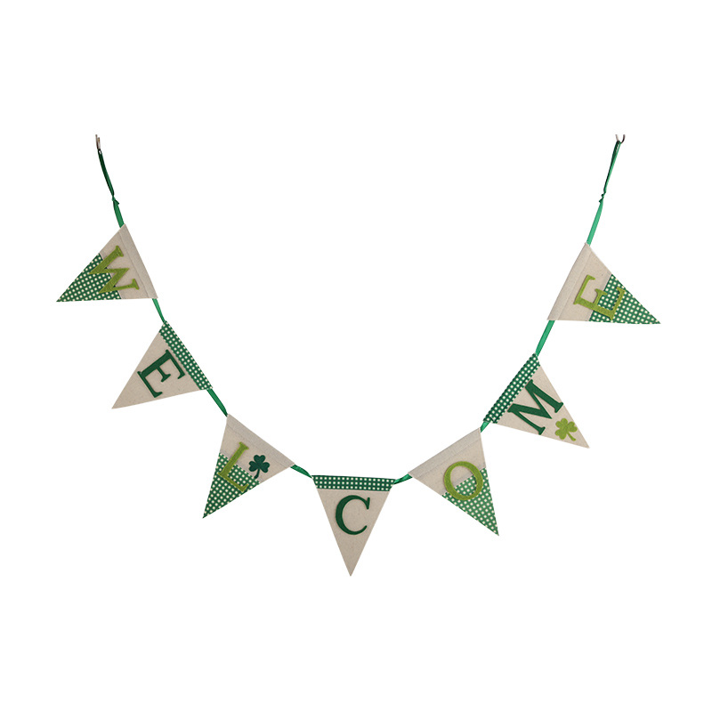 St Patricks Day Accessories Flag Ornaments Home Decoration Banner