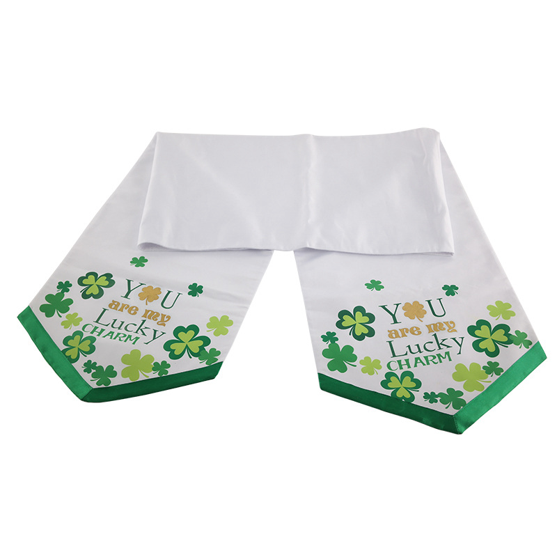 Tablecloth Fabric St Patricks Day Accessories Handmade Runner Table Cloth