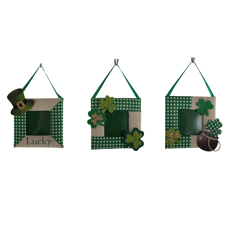 Wall Decoration St Patricks Day Accessories Photo Card Holder