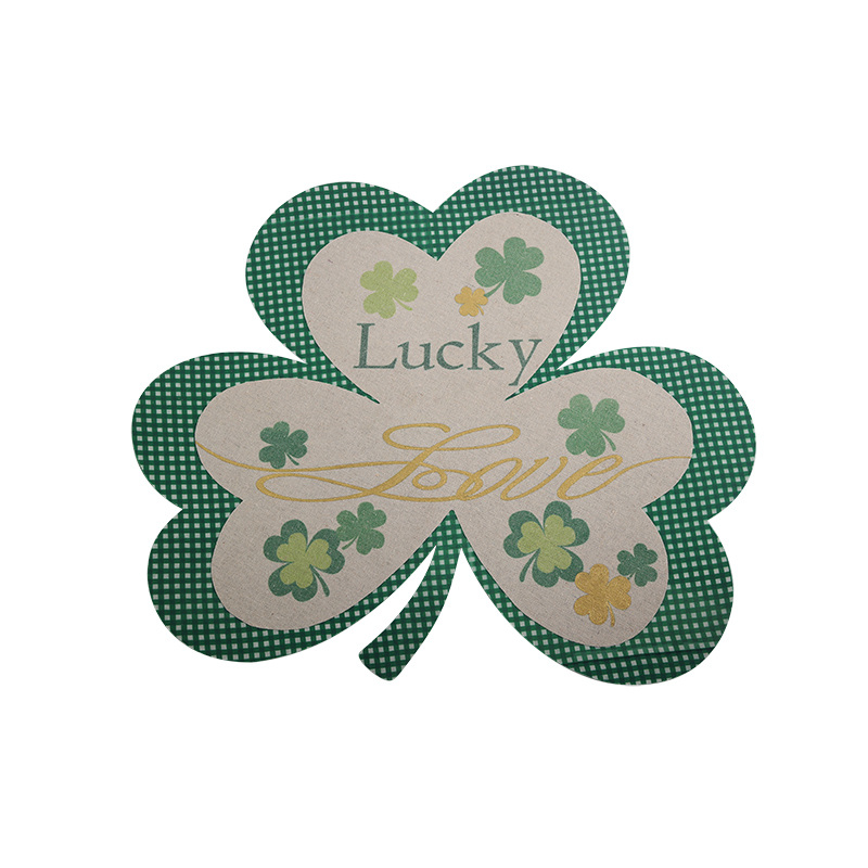 St Patricks Day Accessories Dining Event Decoration Party Felt Placemat