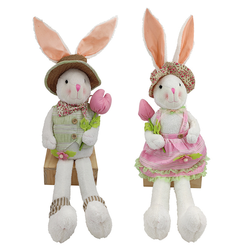 Holiday Decoration Party Decorations Accessories Plush Easter Bunny