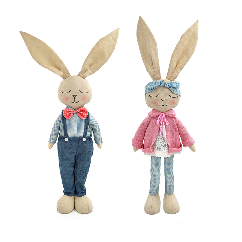 Easter Supplies Decor Bunny Decoration Ornaments Rabbit Doll