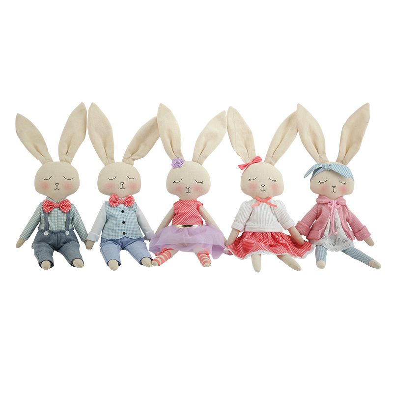 Bunny Easter Decor Handmade Gifts Crafts Home Decoration Rabbit Doll