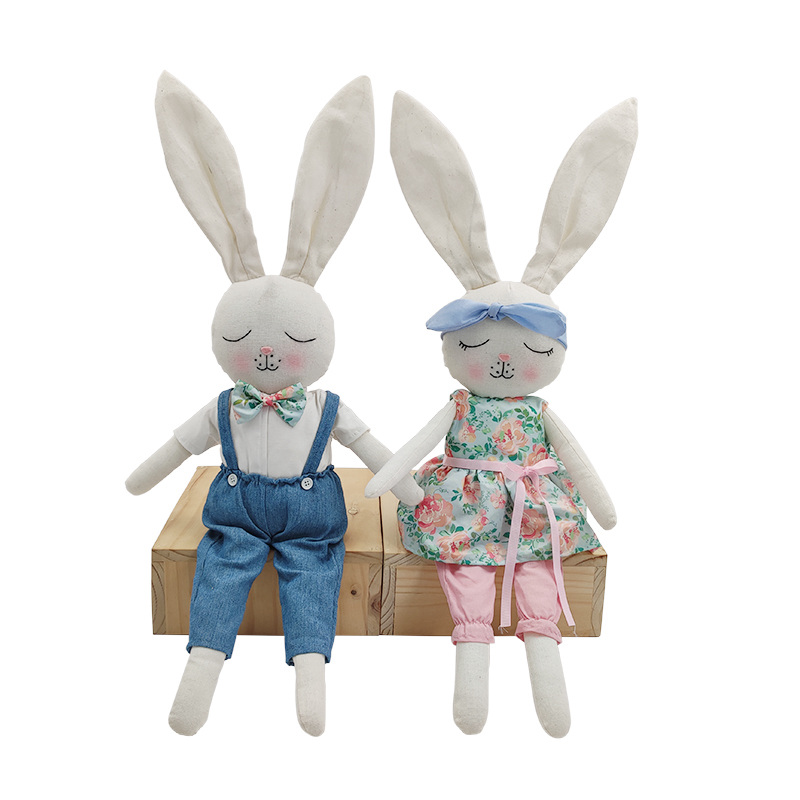 Rabbit Doll Bunny Wholesale Craft Supplies Easter Handmade Gifts