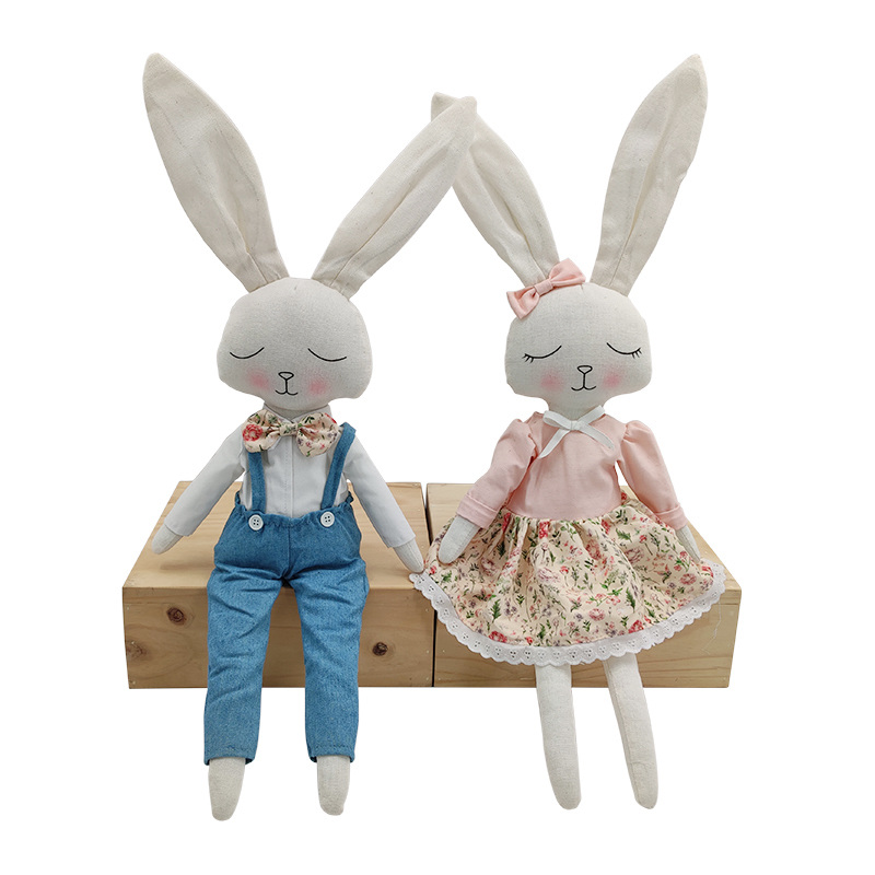 Decoration Pieces Gift And Craft Easter Doll Handicraft Bunny