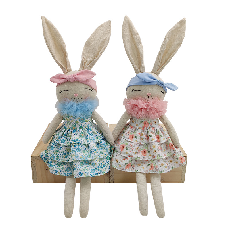Holiday Gifts Decoration Handmade Gift Rabbit Doll Decor Easter Bunny