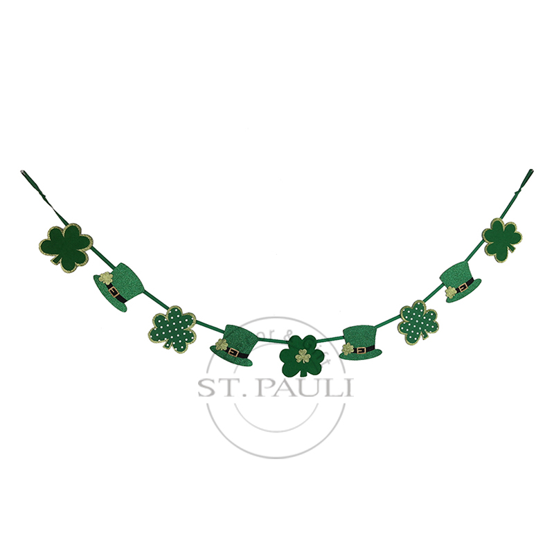 PL16033 72inch St.Partrick's Day Banner Felt Fireplace&Party Ornament.JPG