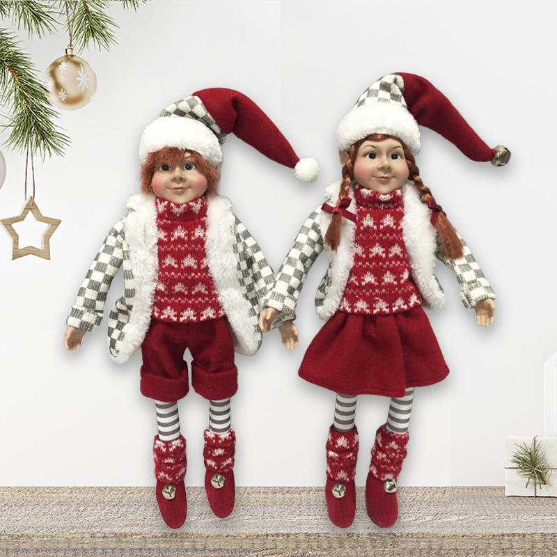 20 Christmas Elf Doll Figurines Ornament Christmas Elf Doll Baby