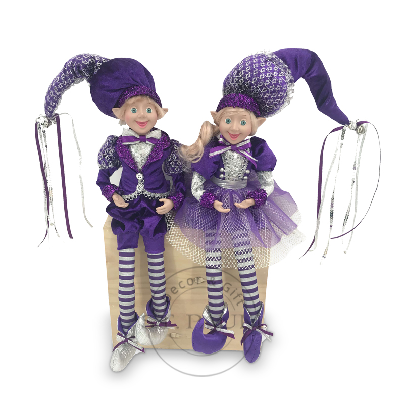 PL7E101 18寸紫银色坐姿精灵 丝绒 网纱 亮片布 珠片 摆饰 18inch Purple and silver elf Sitting Velvet Glitter Fabric Mesh Sitted Sequins Tabletop .jpg PL7E101 18寸紫银色坐姿精灵 丝绒 网纱 亮片布 珠片 摆饰 18inch Purple and silver elf Sitting Velvet Glitter Fabric Mesh Sitted Sequins Tabletop .jpg