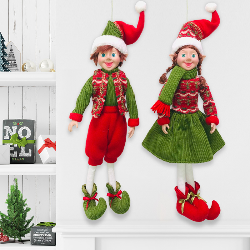 Christmas Elf Doll Country Style Ornament