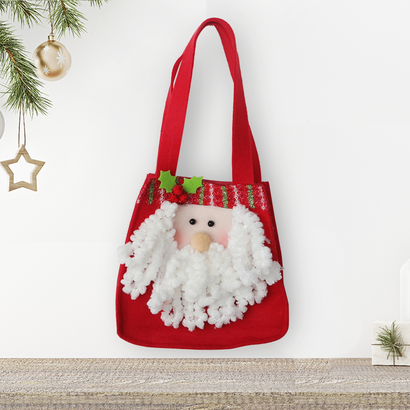 Christmas Goodie Bag Wholesale Custom Christmas Gift Candy Bags Santa