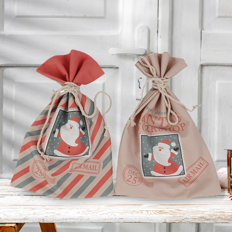 Christmas Coffee Bag Santa Bags Gift Bag Christmas Treat Bags