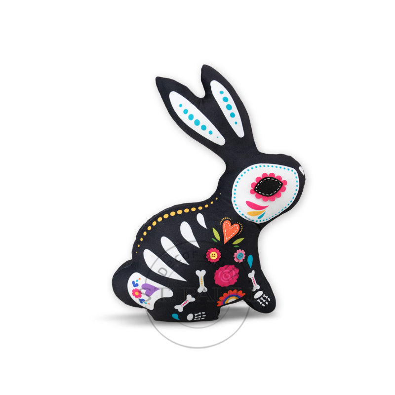 PL2B237 16''亡灵节兔子枕包 仿超柔 热转印 Day of the Dead‘s Bunny Shaped Pillow Super Soft Fabric Heat transfer 白底图 .jpg PL2B237 16''亡灵节兔子枕包 仿超柔 热转印 Day of the Dead‘s Bunny Shaped Pillow Super Soft Fabric Heat transfer 白底图 .jpg