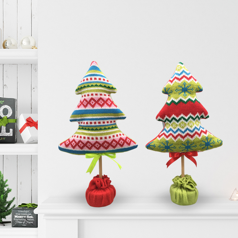 Christmas  New Designs Fabric Tree Tabletop Holiday Decor