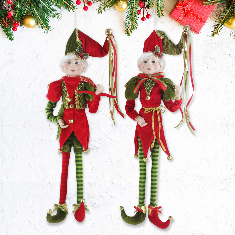 Christmas Elf Doll Figurines Christmas Elf Ornament