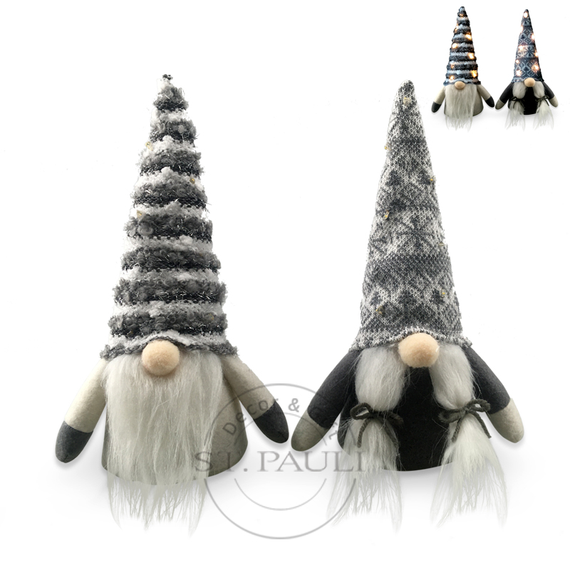 PL7G916AB 10寸灰白色灯光地精 毛织布 毛织&灯光 10inch GW Gnome with Light Knitted Fabric Knitted & Light .jpg