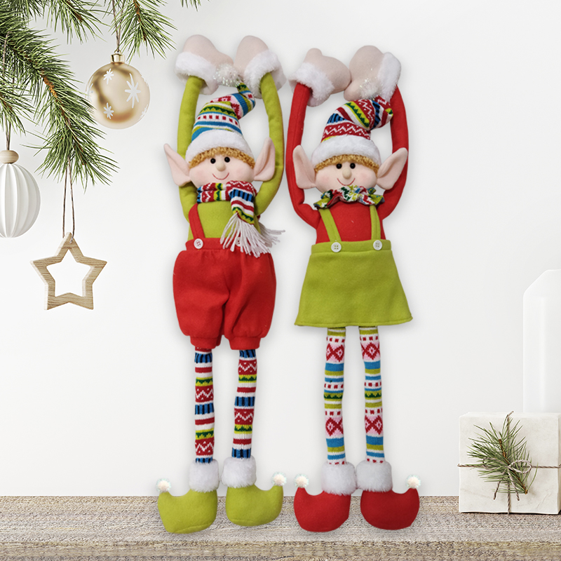 Christmas Elf Plush Snoop On A Stoop Christmas Elf Doll Christmas Elf Figurines