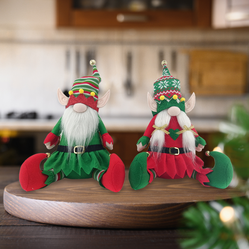 New Christmas Decoration Sitting No Face Elf Doll Gnome Felt Doll Christmas Decor
