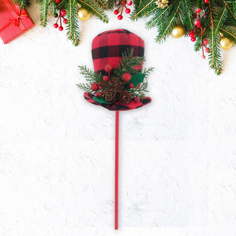 Christmas Hat Picks Ornament Tree Decor Indoor Decor
