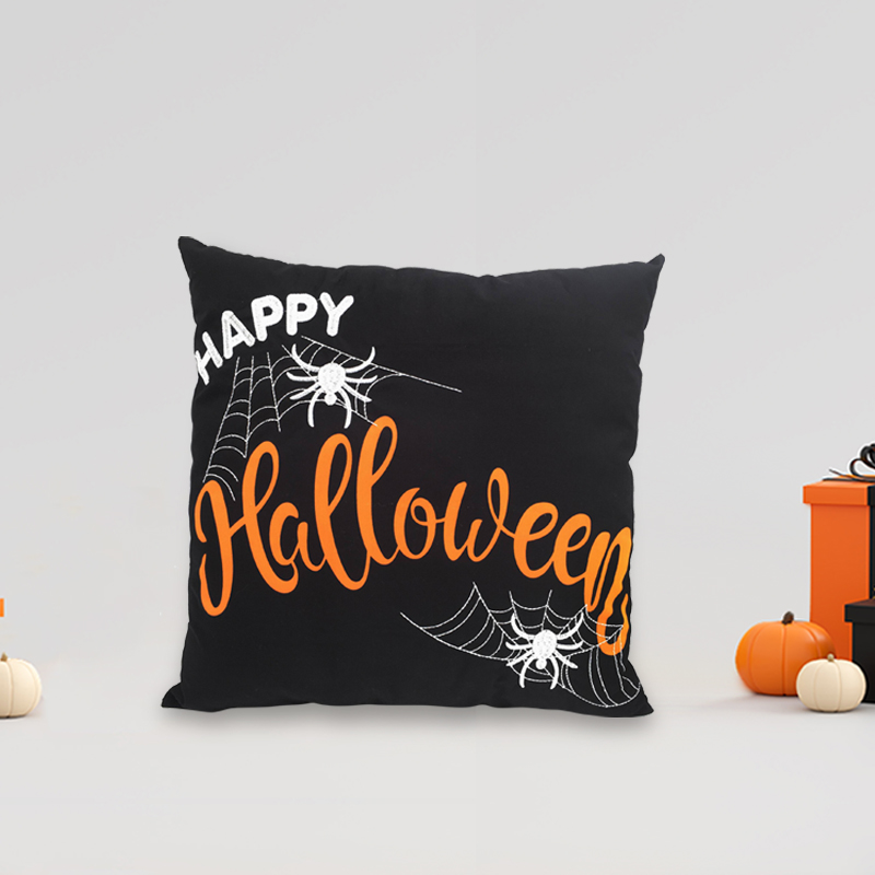 Halloween Linen Sofa Bed Throw Cushion Cover Decoration Pillow Covers