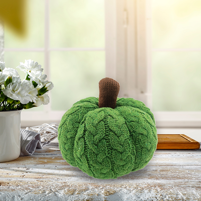 10 New Designs Supply Pumpkin Home Decor Harvest Handmade knitting Fall Decor Pumpkin