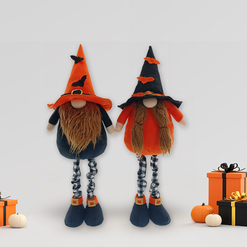 Halloween Gnome Figurine for Festive and Fun Home Decor