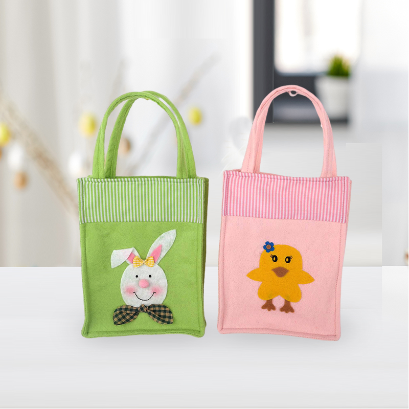 Easter Gift Easter Tote Bags Felt Fabric Candy Bags
