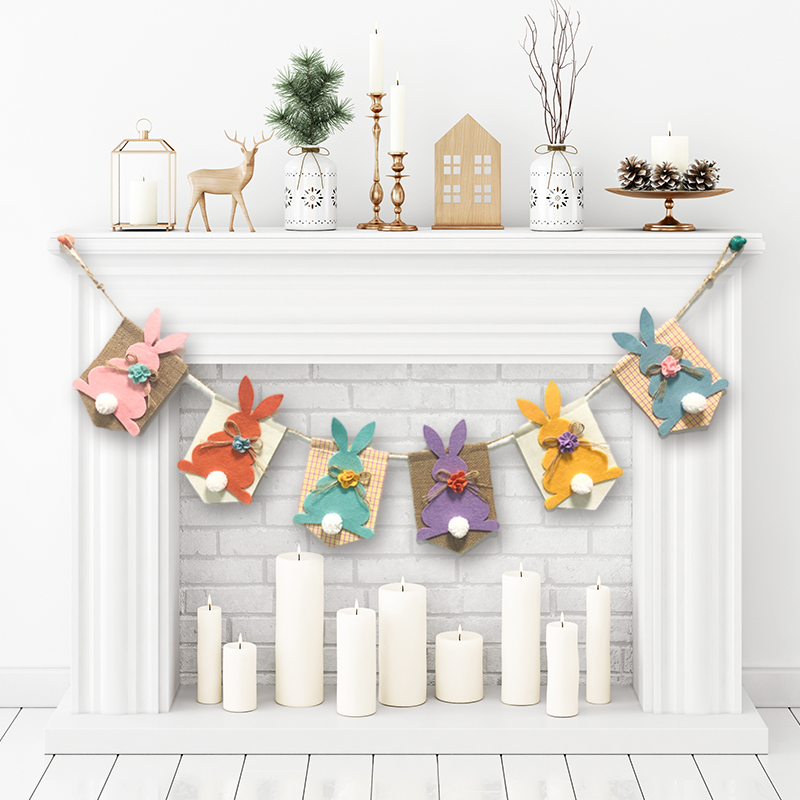 Easter Garland Ornaments Home Outdoor Ornament New Year Gifts