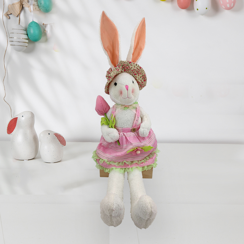 Easter Plush Doll Easter Bunny Decoration Home Decor