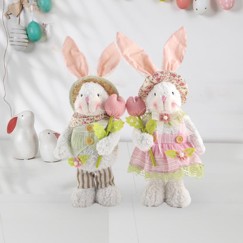 Easter Bunny Plush Bunny Decor for Kids Gifts