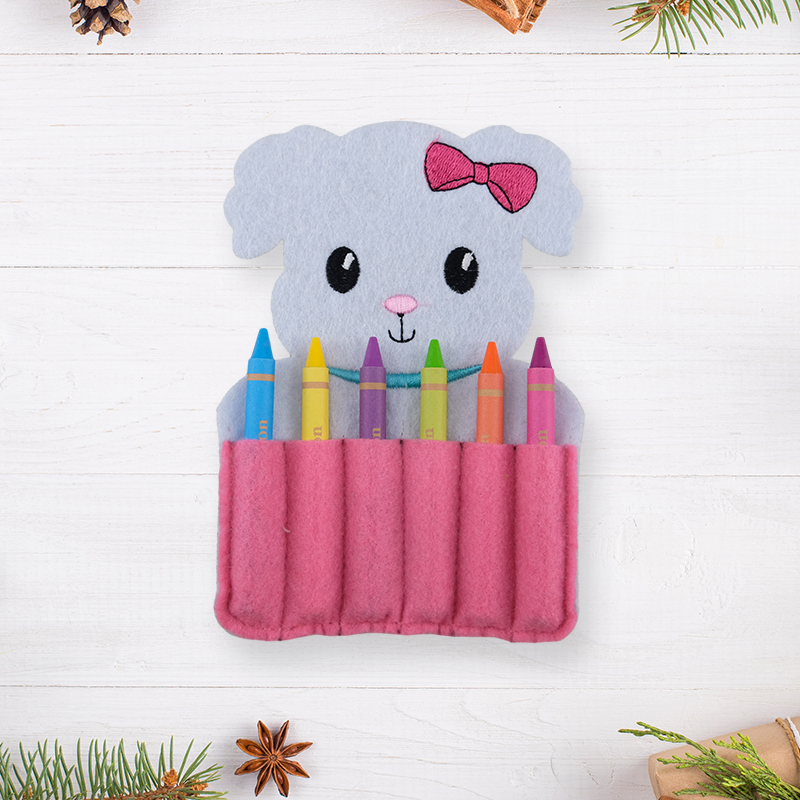 Sheep Crayon Organizer - Soft Secure and Accessible Colors