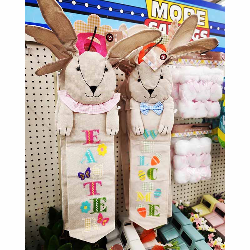 Charming Easter Bunny Wall Hangings - 'Hop into Love' Collection