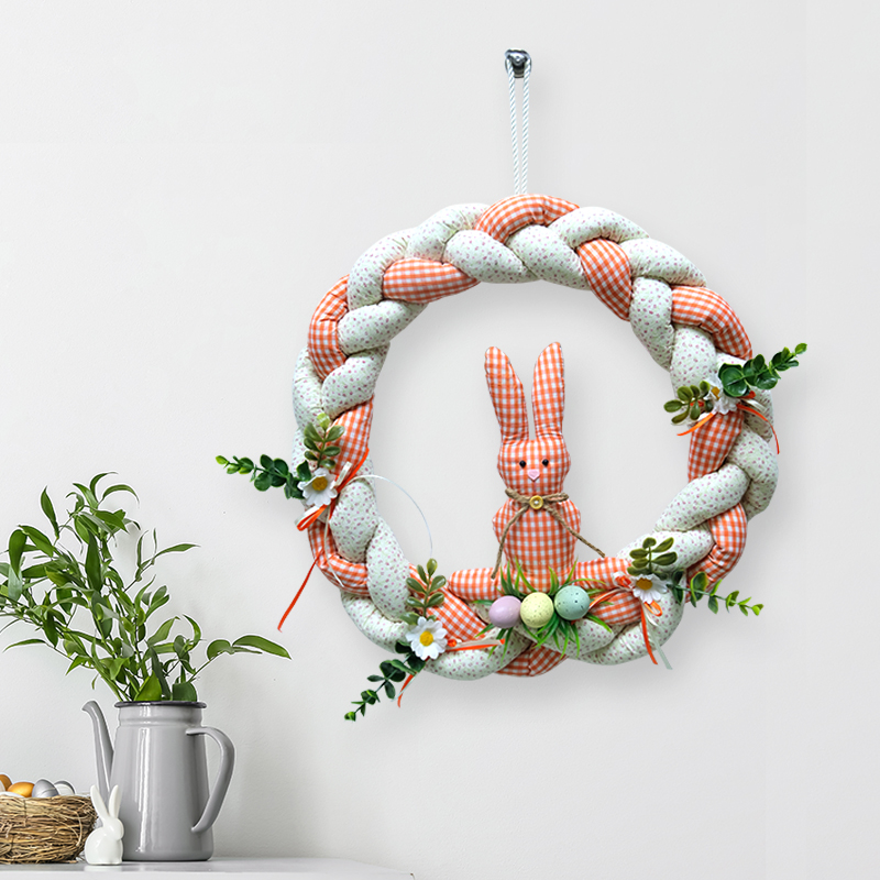 Countryside Charm Easter Bunny Wreath