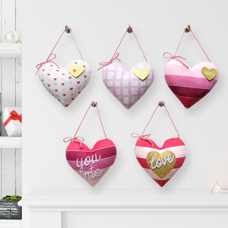 Whimsical Love Heart Hangers - Message of Affection Collection