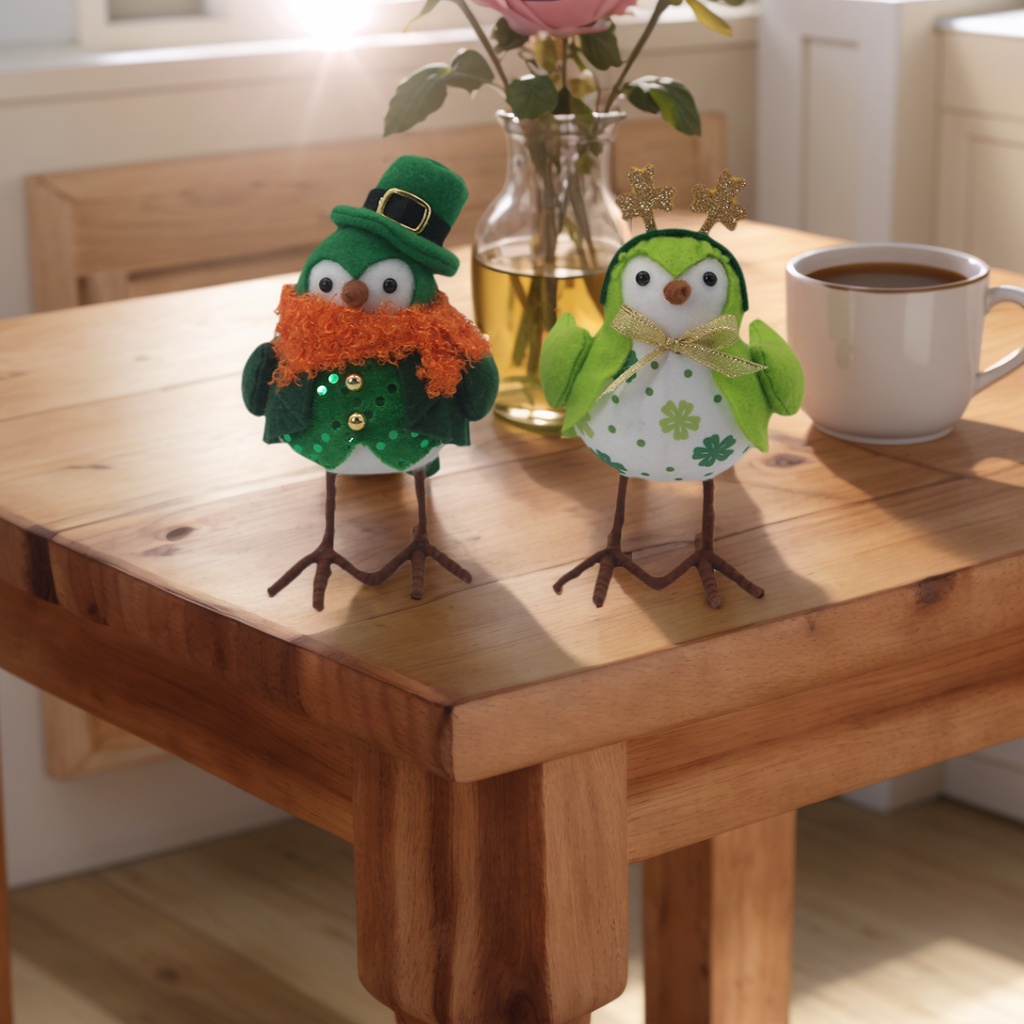2 St.Patricks Day Decoration Bird
