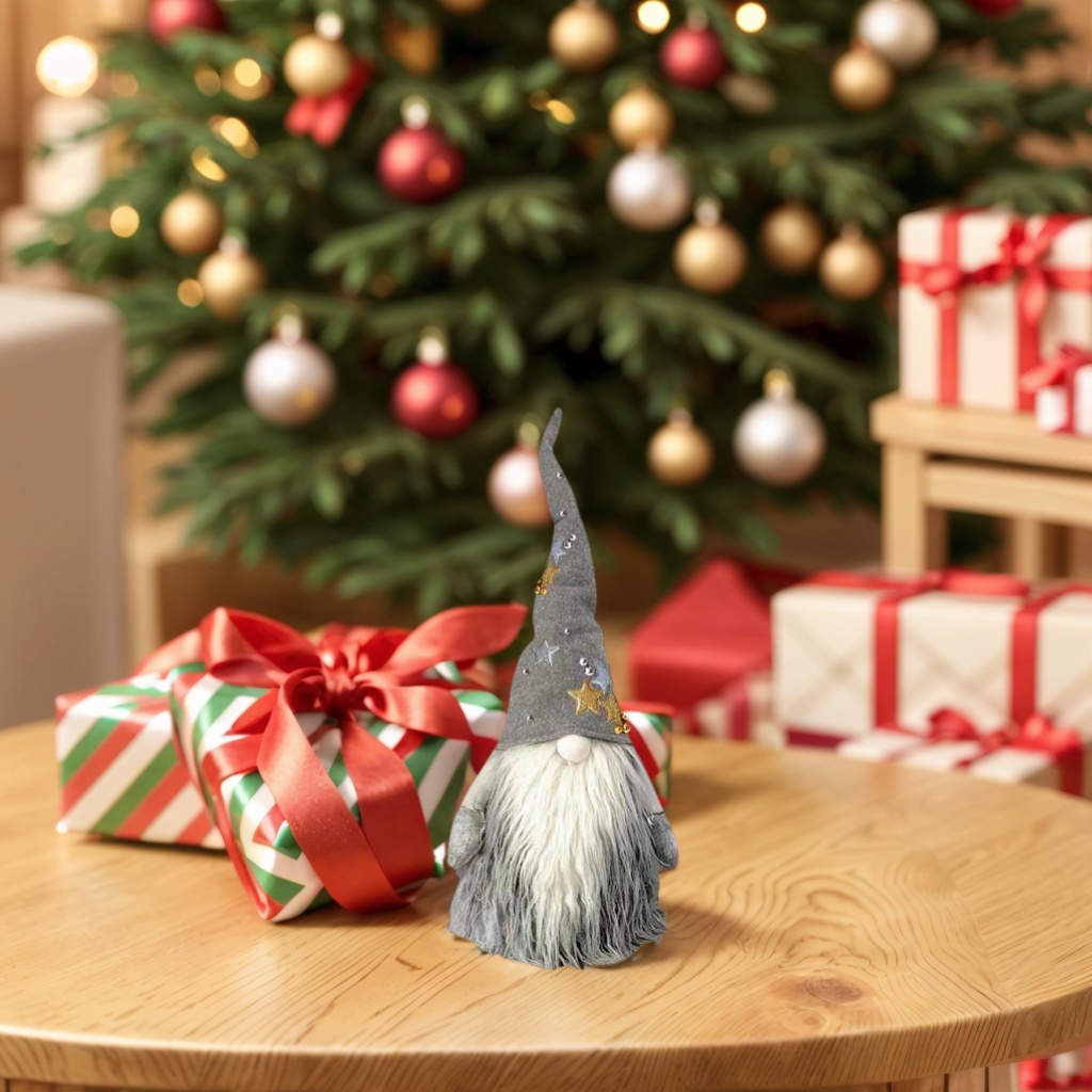 Decoration Pieces Custom Valentine Doll Handmade Craft Plush Gnome