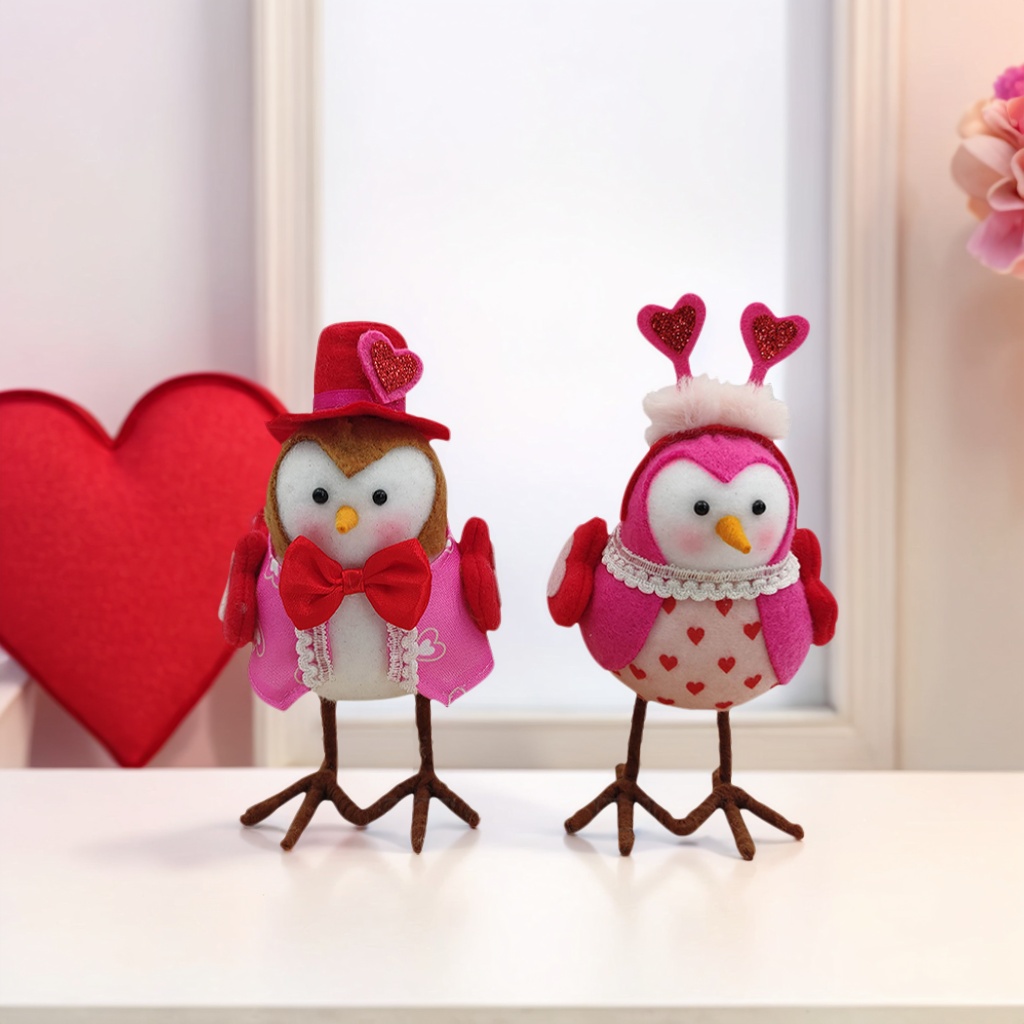 Bird Ornaments Valentine Day Decorations Valentines Gifts Birds