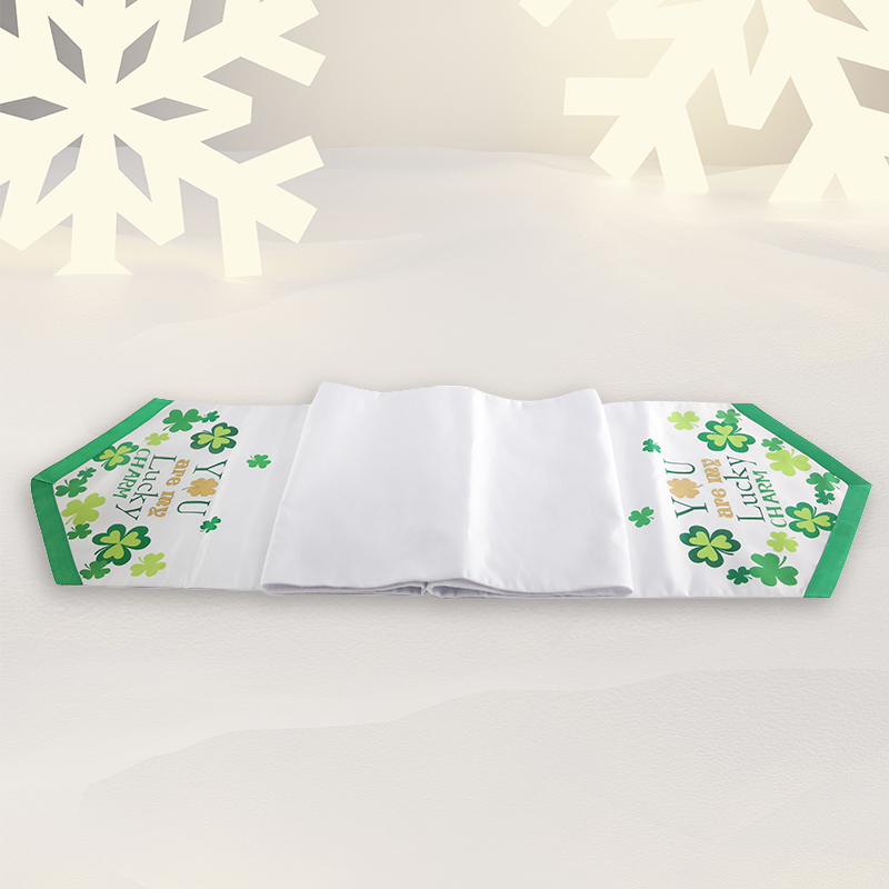 Tablecloth Fabric St Patricks Day Accessories Handmade Runner Table Cloth