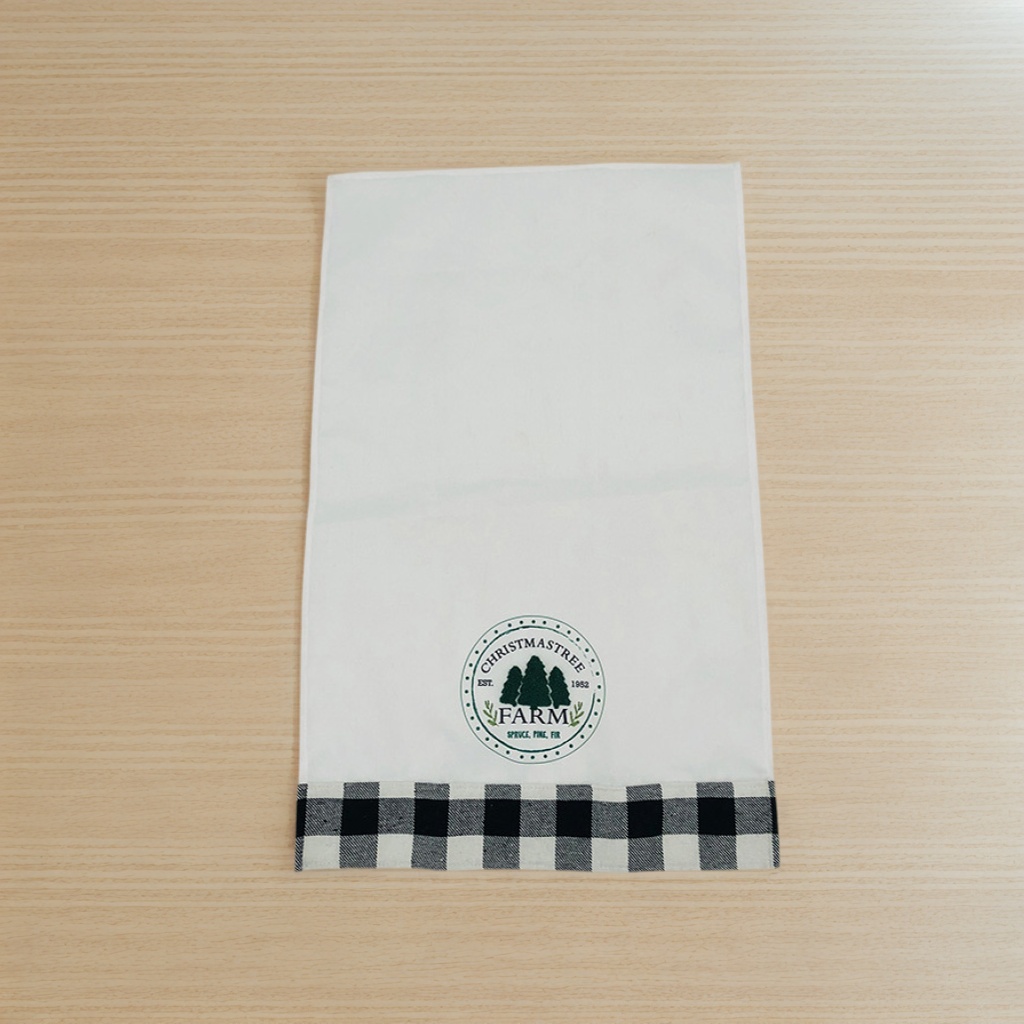 Buffalo Plaid Custom Decorative Christmas Towels Print Hand Towel