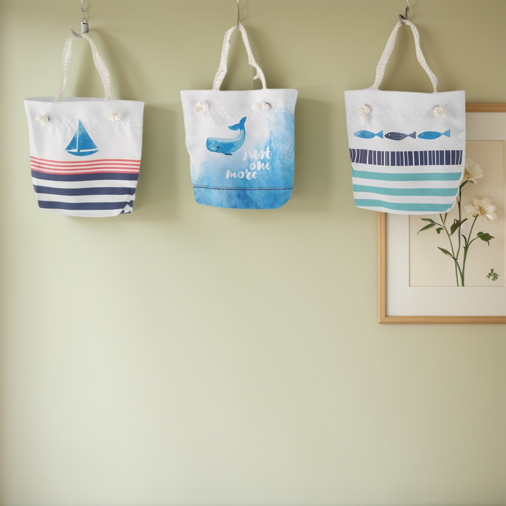 Candy Bag Holiday Decoration Coastal Decor Home Fabric Gift Bags