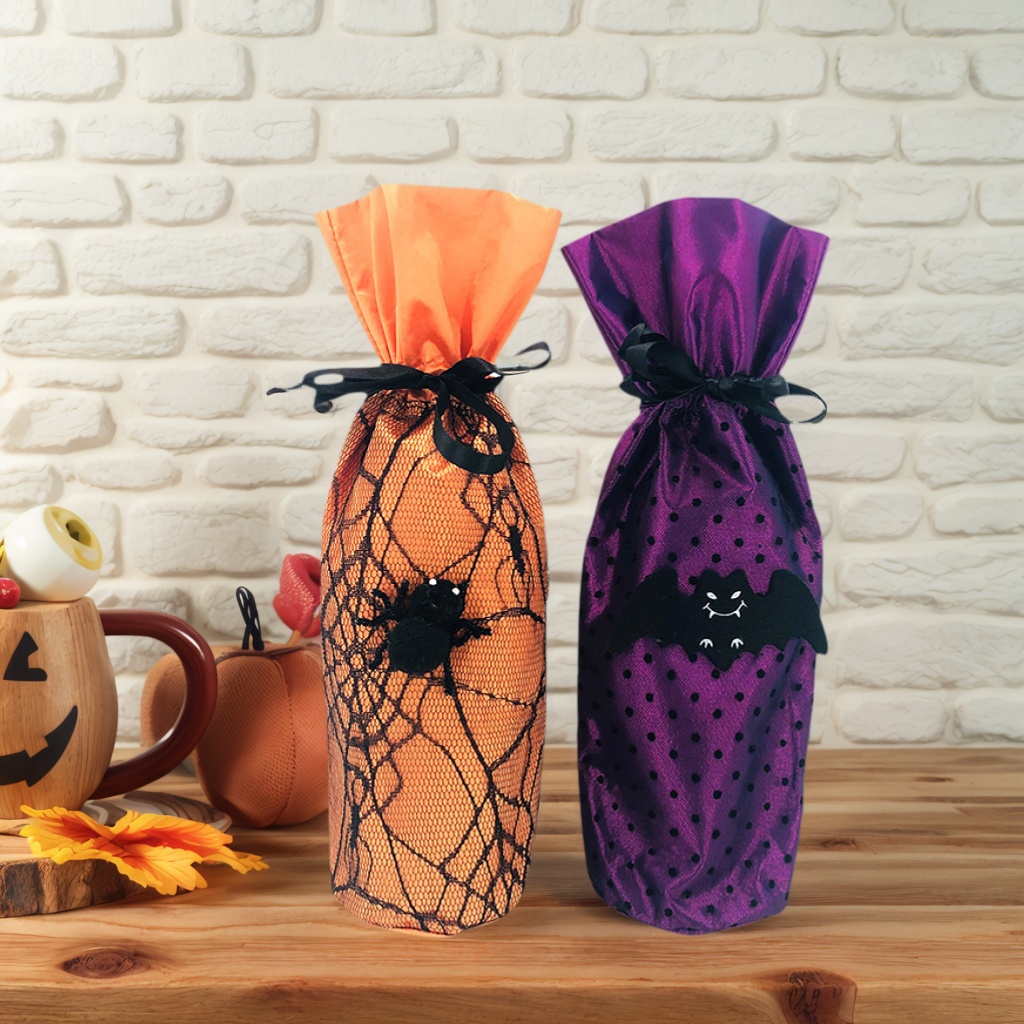 Halloween Decoration Bag Party Table Decorations Wine Bottle Cover Bags