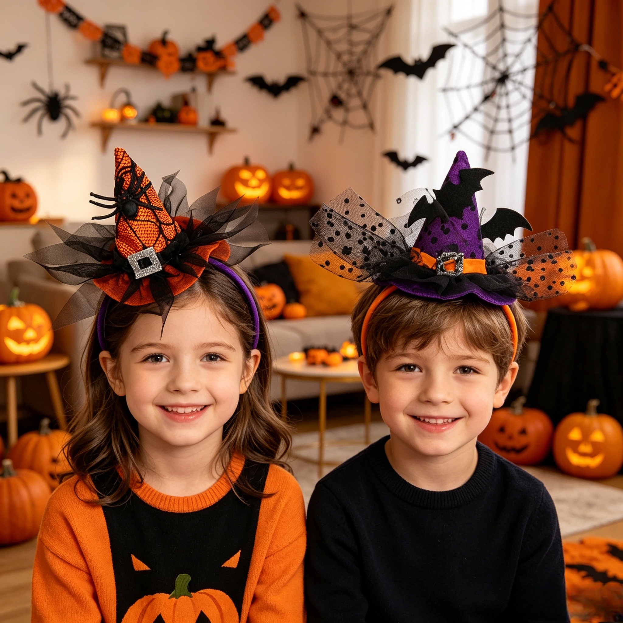 Halloween Decoration Witch Hat Accessories Fancy Hair Headband